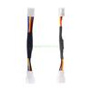 24TE Upgrades PC Case Fan  Speed Reduction Quiet  Adapters  Resistors Cable Quiet Mode Simple Installation for PC Fan 