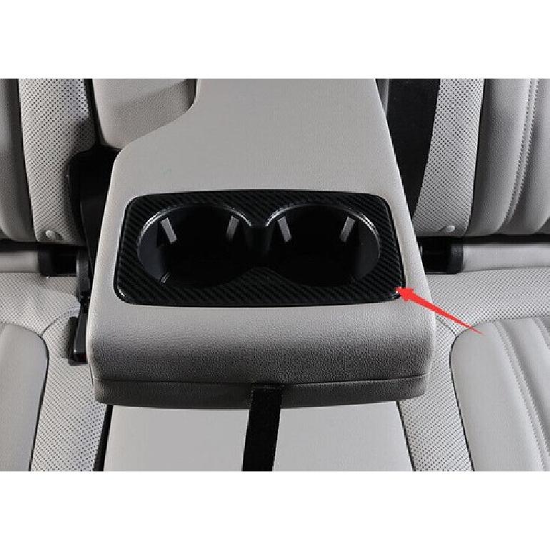 Carbon Fiber 1PCS For Ford Escape Kuga - Frame Trim Rear Water Cup Panel