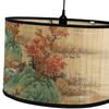 Bamboo Drum Lampshade for Ceiling And Table Use