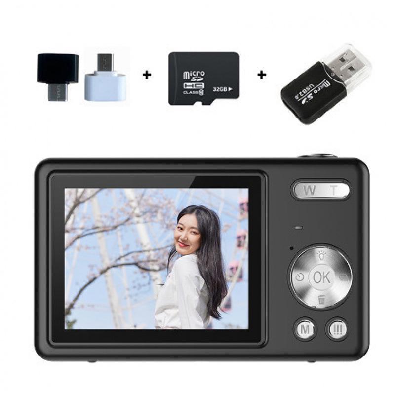 Q12 4K HD Digitalkamera: Einsteiger Mini-Kartenkamera für die Heimfotografie