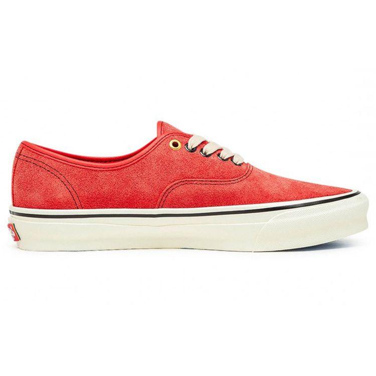 Vans Vault OG Authentic SP LX Julian Klincewicz Suede Cherry Red Unisex Sneakers Hair-Suede Cherry-Tomato VN0A5DYGAR4