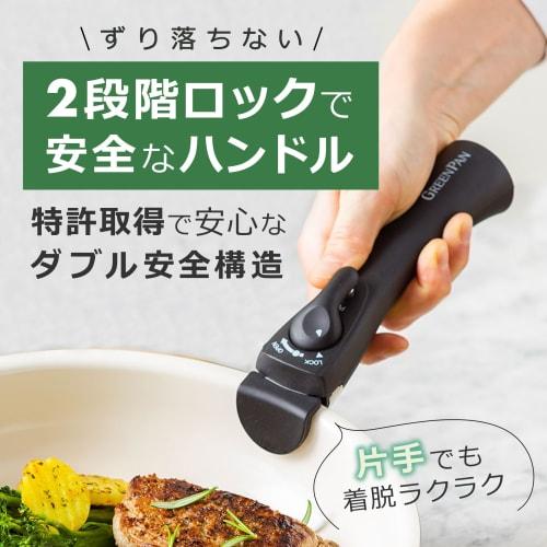 GREENPAN Click Chef 5-Piece Frying Pan Set (Old Handle Type) In Oxford Blue (CC007820-004)