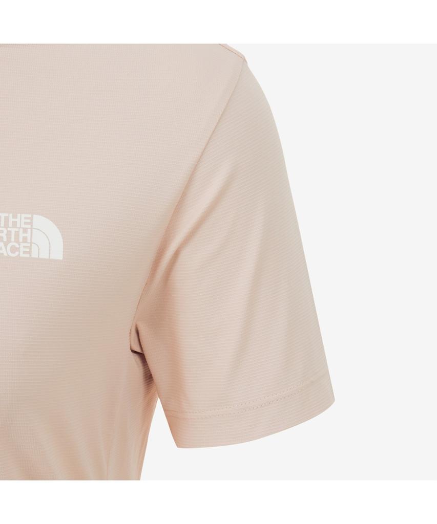 Noseupeiseu Nt7Ks30B Women'S Ice Flex Short Sleeve Zip Tee Pale Peach