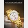Waterproof Mens Analog Quartz Watches Steel Bracelet Dress Watch, Luminous Dual Day Date Display Wristwatches
