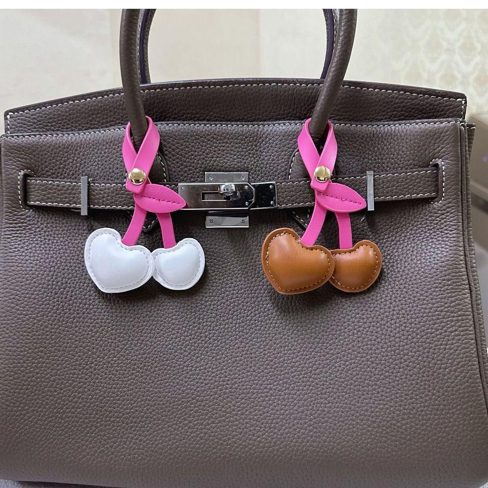 Love PU Leather Hanger PU Leather Bag Pendant Trendy Keychain  Bag Ornament