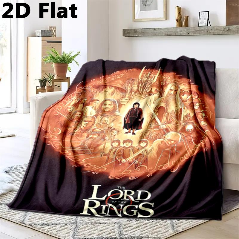 1PC The Lord of the Rings blanket, all-season lightweight home office outdoor nap multifunctional blanket, Christmas gifts
