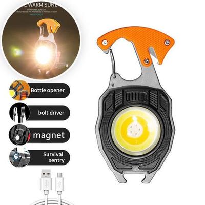 Mini lumini de lucru COB Lanternă LED în aer liber Camping Pescuit Alpinism Torță magnetică portabilă multifuncțională Încărcare USB