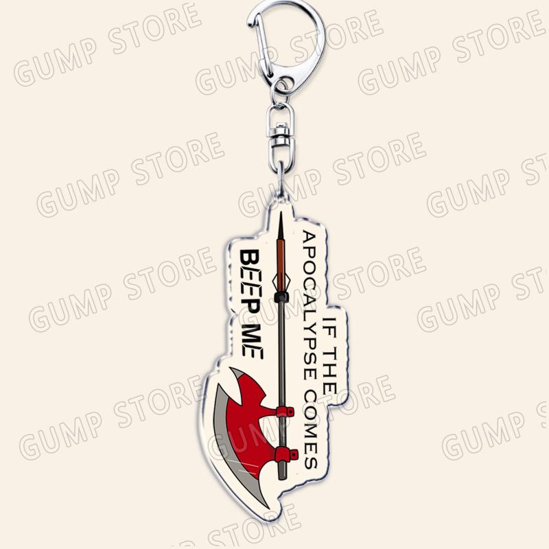 

Classic 90s TV Show Keychains for Women Accessories Bag Btvs Spike Angel Giles Sunnydale Key Chain Fans Gifts Friends Keyrings