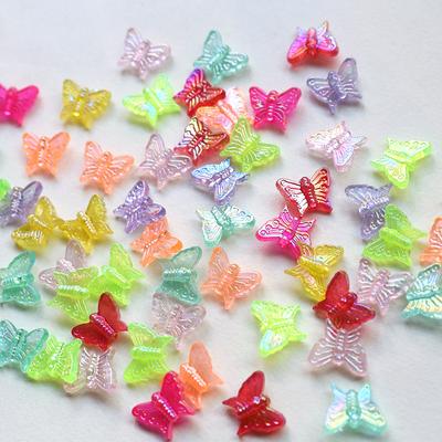 Heimparty-Zubehör 20 Stück Kristall für Schmuckherstellung Gefertigt AB Farbe Mit Loch Acryl DIY Zubehör Armband Halskette Herstellung Handgefertigt Mehrfarbig