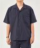 PLAC Open Collar Short Sleeve Shirt Navy