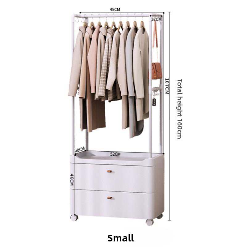 Household bedroom bag hanger clothes rack corner multi-functional clothes hanger floor hanger storage cabinet