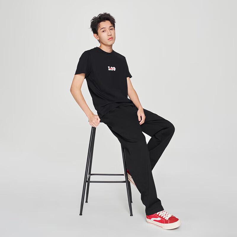 Lee Men's Classic Straight-Leg Logo Casual Pants