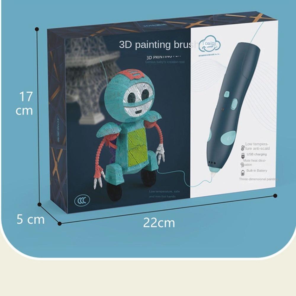 Rechargeable 3D Printing Pen Low Temperature 3D Art Painting Pen 3D Graffiti Pen  Education Toy