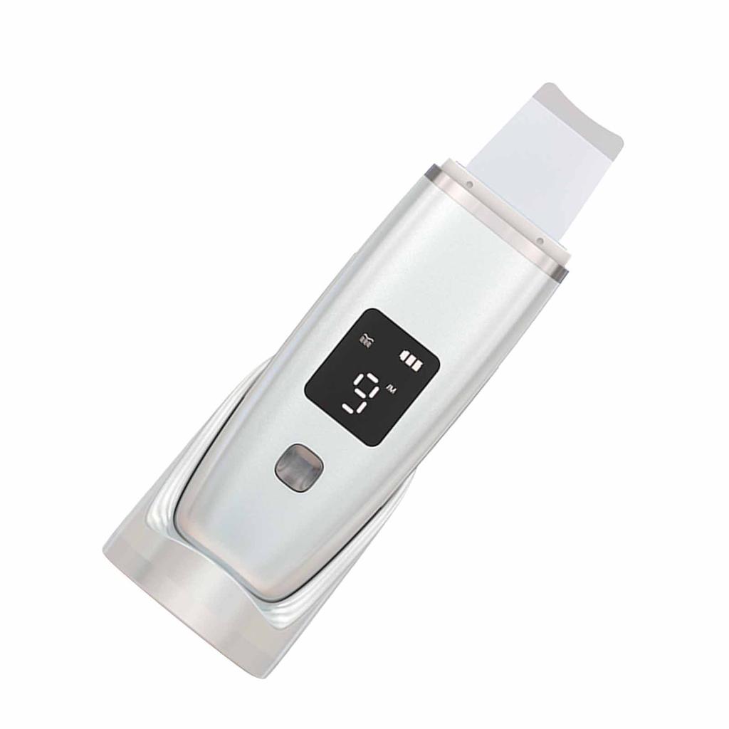 Skin Scrubber Face Spatula Positive Ion Vibration Blackhead Remover 4 Modes Rechargeable Pore