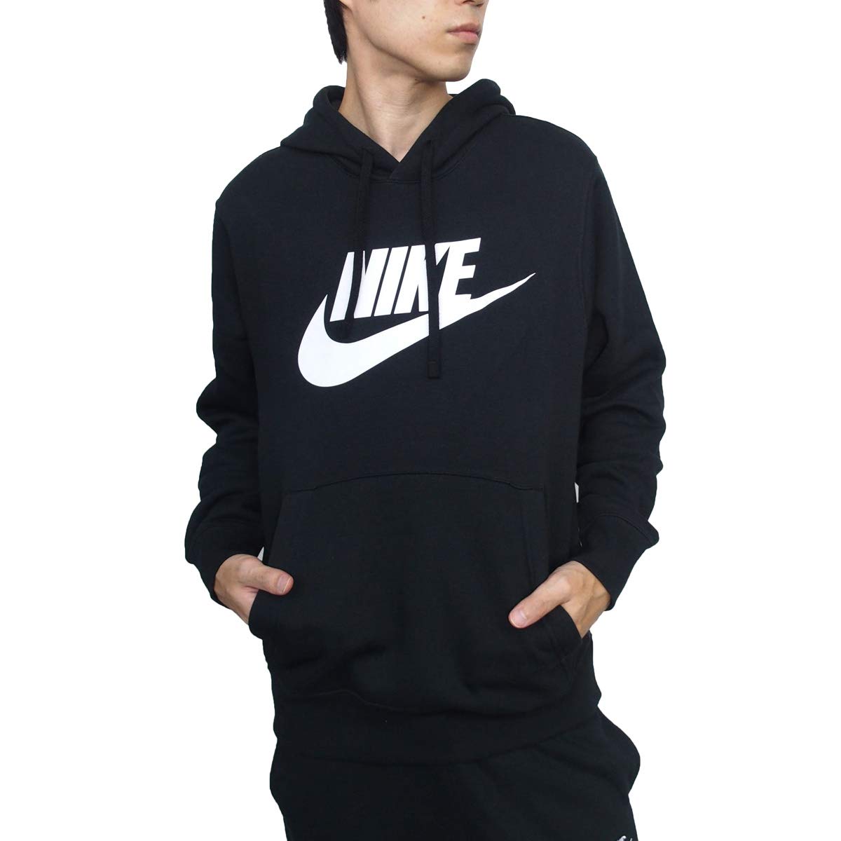 

NIKE BB GX Club Pullover Size M Men s Sweatshirt, Black/White,