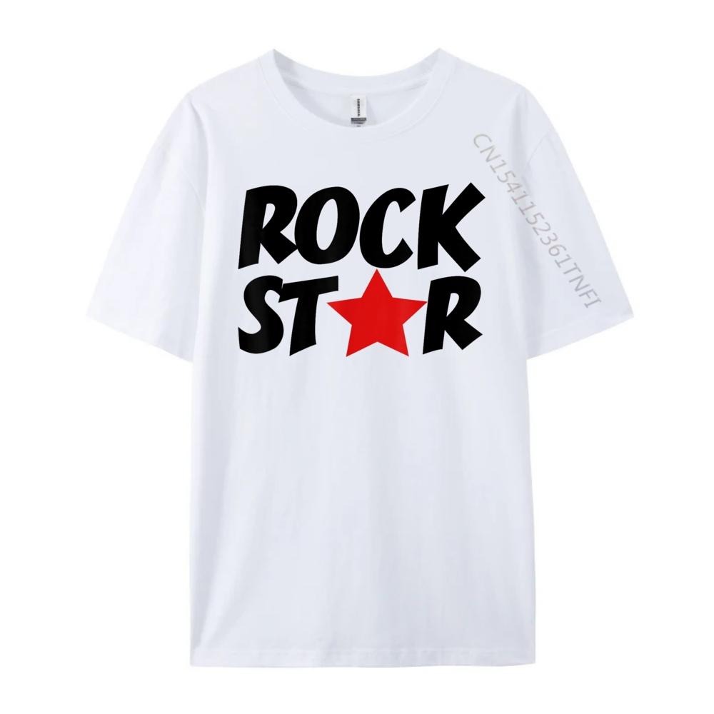

Rock Star Street Wear T Shirt High Quality Men s T-Shirt T-shirts Graphic T Shirts 100% Cotton New Year Tops & Tees Loose - M... S разноцветный