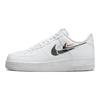 Nike נעלי סניקרס לגברים אייר פורס 1 07 מולטי סווש - לבן שחור כסף בהיר אפר בינוני FN7807-100