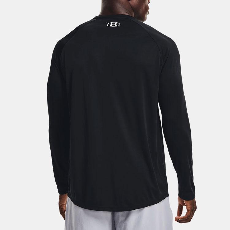 Under Armour Casual Breathable Training Long Sleeve T-Shirt Men Tops Black 1366783-001