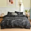 Black White Deer Animals Bedding Set Queen Double Single Size Duvet Cover Bed Sheet Pillow Case Bed Linen Set