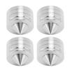 4pcs HiFi Speaker Isolation Feet Pads Shock Absorption Speaker Spike Pads with Slip Resistance Pads