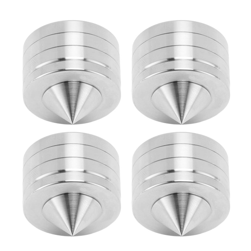 4 buc tampoane de izolare pentru difuzoare HiFi, tampoane cu absorbție de șocuri, cu țepi pentru difuzoare și tampoane antiderapante