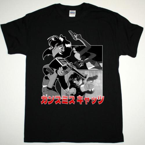 Vintage 90s Anime Gunsmith Cats Rally Vincent T-Shirt Cotton Men Women Unisex T-Shirt XL