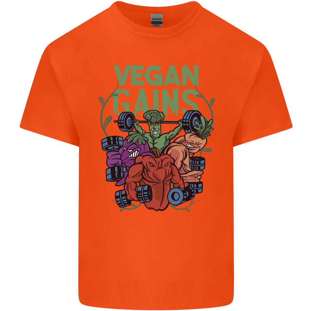 Vegan Gym Bodybuilding Vegetarian Unisexs Light Cotton TShirt