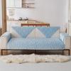 Crystal Fleece Sofa Cushion Winter High-End Embroidery New Plush Seat Cushion Light Luxury Sofa Cover Towel Manufacturer