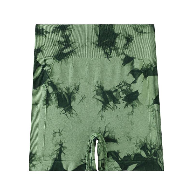 High Waist Tie-Dye Butt-Lifting Yoga Capris