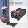 Audio Isolator Box Black Compatible XLR/ 1/4" 6.35mm for PA System Guitars