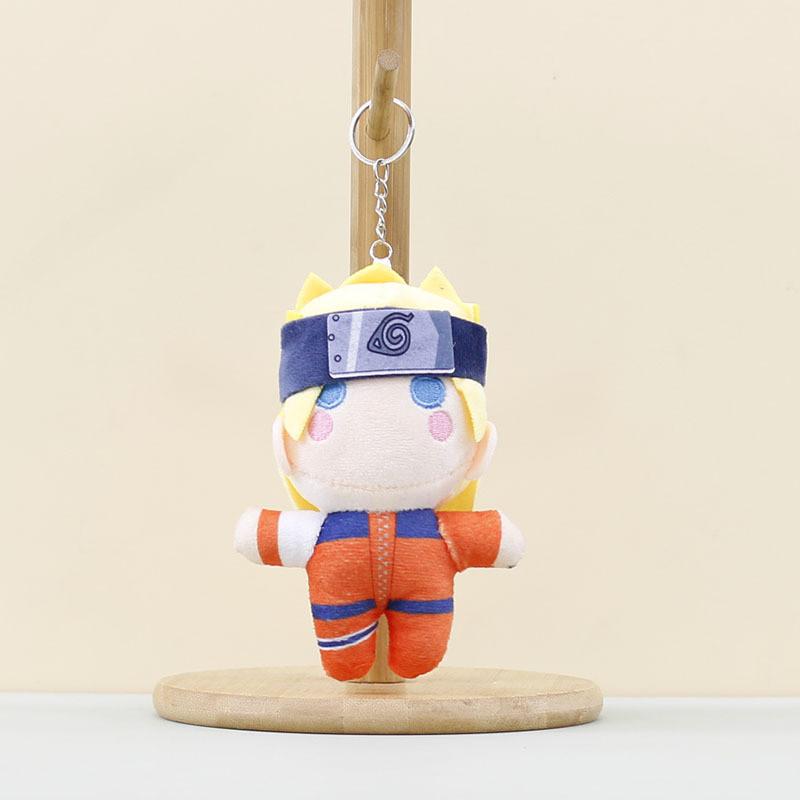 

Брелок Наруто с черным и желтым для любителей аниме Игрушка-кукла Брелок Мини Shy Naruto