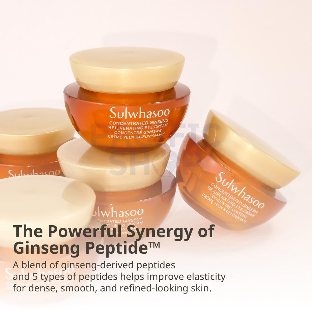 [Sulwhasoo] Concentrated Ginseng Renewing Eye Cream Sample (3ml*5pcs,4ml* 5pcs)