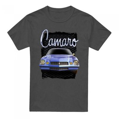 Chevrolet Unisex Erwachsener Gelb Camaro Heather T-Shirt