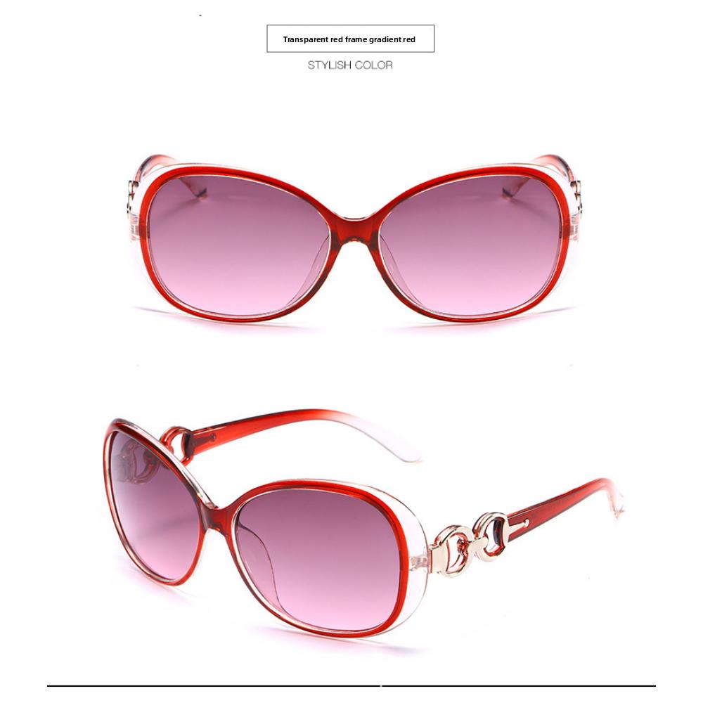 2025 nowe okulary przeciwsłoneczne damskie ochrona UV trend duża ramka okulary przeciwsłoneczne moda europejska i amerykańska okulary przeciwsłoneczne do jazdy