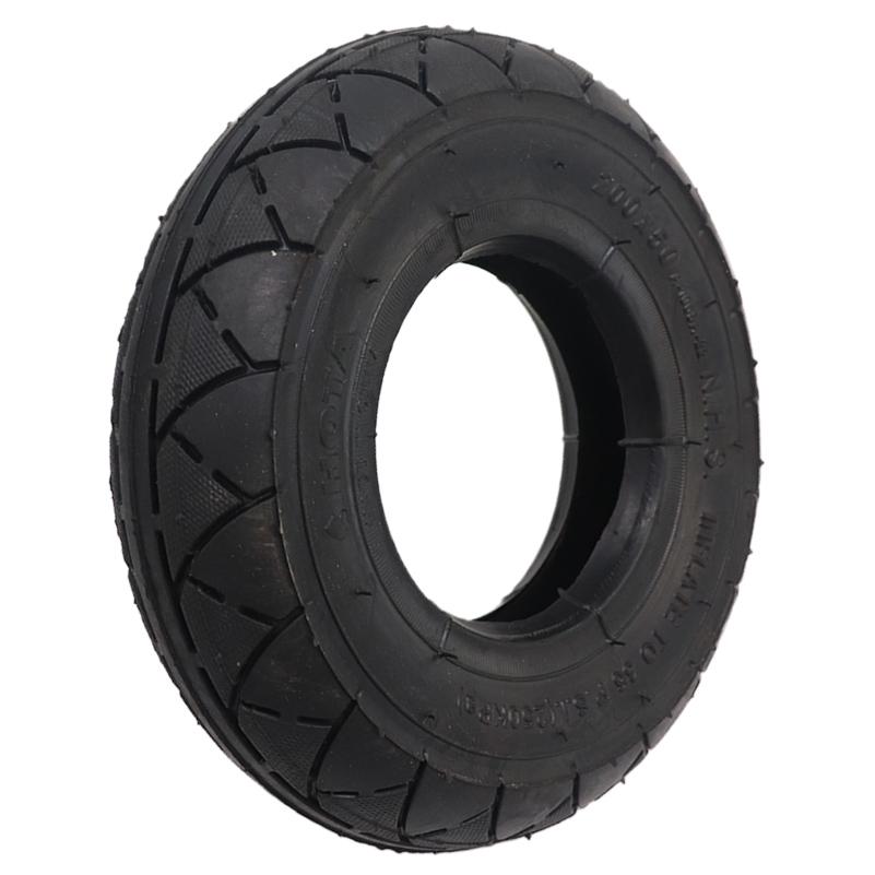 8 Tommer Foldbar Elektrisk Scooter Ydre Dæk Inder Dæk 200X50 Solidt Hjul Dæk til Razor Scooter E-Scooter 8z1173 Kugoo M12