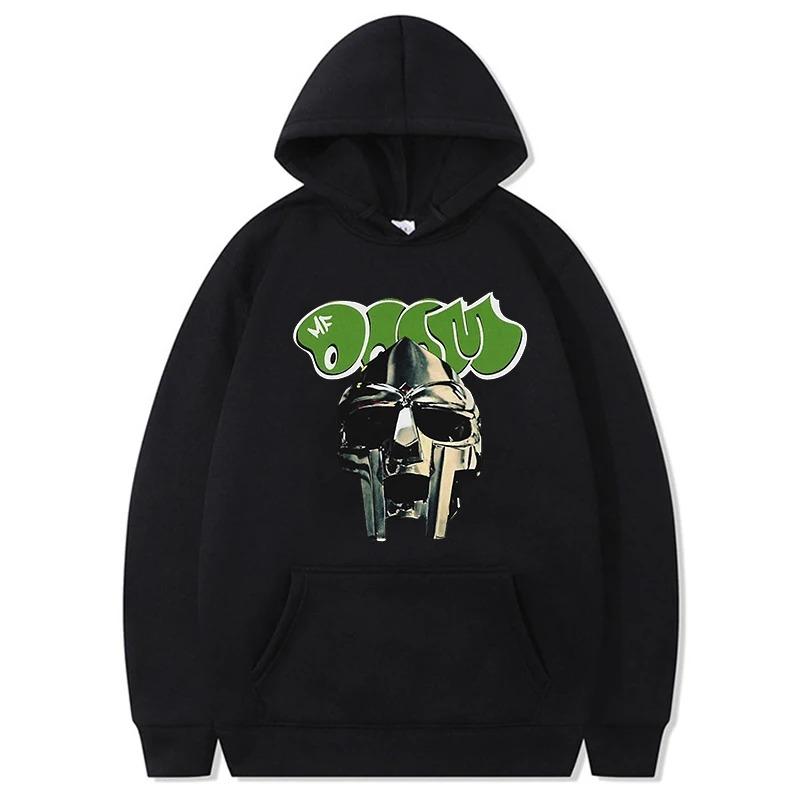 Cartoon Mf Doom Hettegenser Herre Dame Genser Langermede Gensere Hettegensere Vinter Harajuku Streetwear Klær Topper