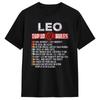 Zodiac Sign Funny Top 10 Rules Of Leo Astrology Lover Funny T-Shirt Beach  100% Cotton T-Shirts For Men Fashion Casual Tee Shirt