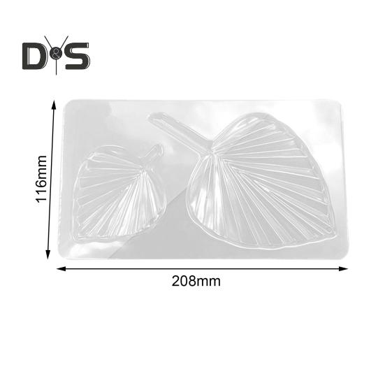 Fondant Mold Exquisite Shape Transparent Plastic Leaf Modeling Fondant Mold DIY Cake Decoration Kitchen Supplies