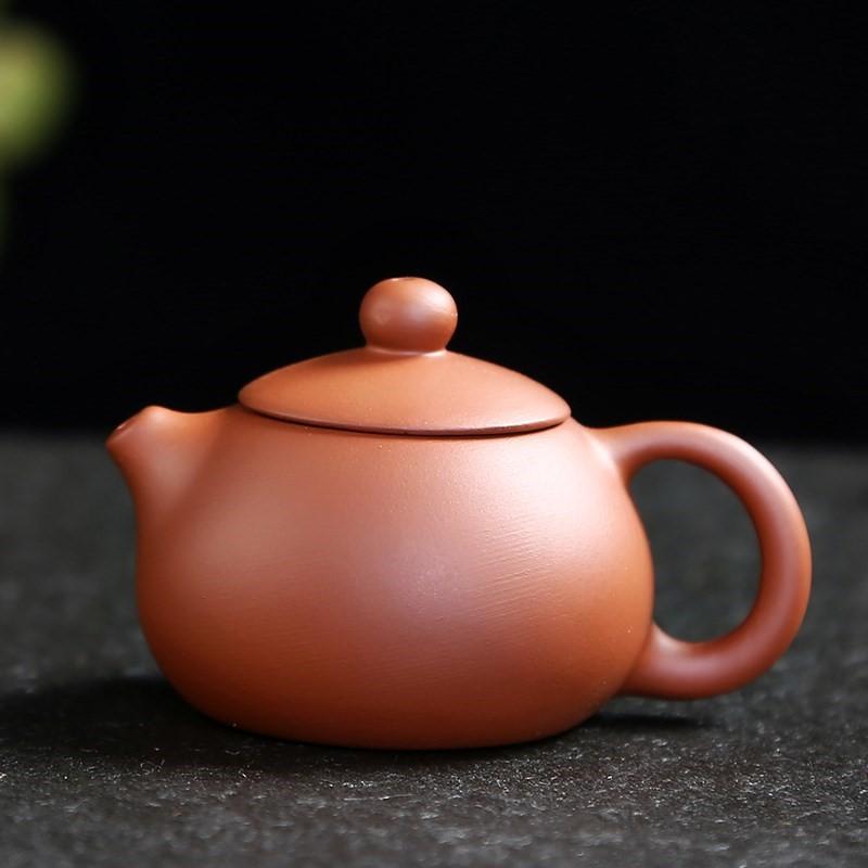 קומקום אצבע מחימר סגול חיית תה סט תה כיס קטן קישוטים אביזרי תה קישוט שולחן תה בוטיק