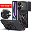 Slide Camera Funda for Realme Narzo N61 4G Case Push Lens Ring Stand Protect Cover for Realme Note 60 4G  Shockproof Capa