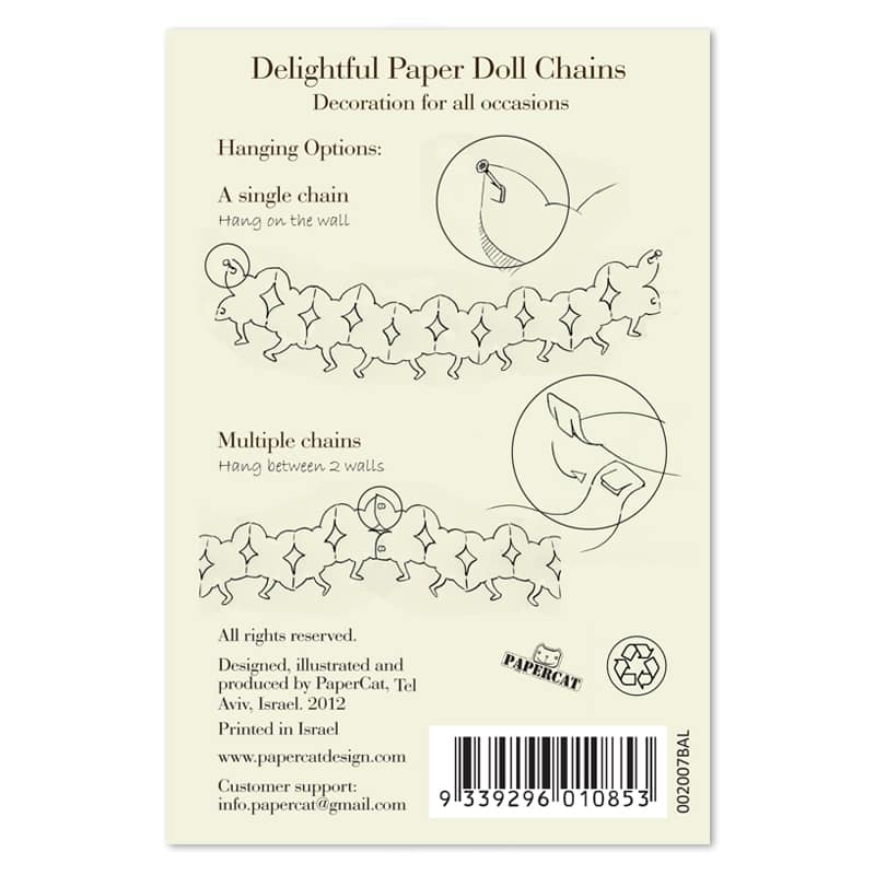 Paper garland - Ballerina