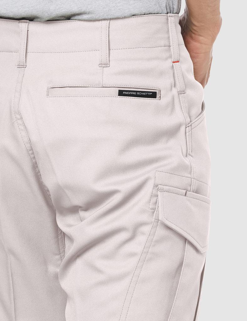 [CO-COS] A-9175 Stretch Cargo Pants, Silver, Size 3L