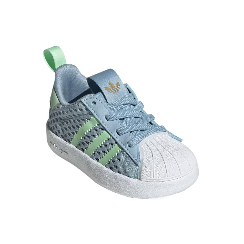 adidas adiFOM Superstar 360 I Wonder Blue Green Baby Sneakers Supplier-Colour Cloud-White JH7472