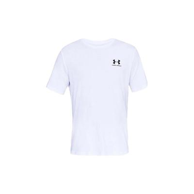 UA Sportstyler Logo Short Sleeve Training T-Shirt Unisex Tops White 1326799-100