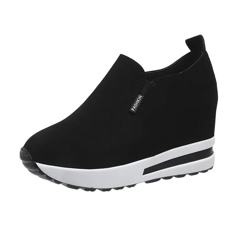 Damesschoenen met dikke zool Nieuwe stijl Sponscake plateauzool Enkelschoenen Vrolijke schoenen Casual damesschoenen Trendy casual schoenen