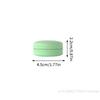 5Pc 10g Macaron Cream Jar,PP Plastic Lotion Cream Box Bottle,Cosmetic Foundation Cream Pill Storage Box,Travel Portable Makeup