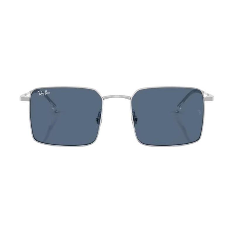 RAYBAN Metal Square Sunglasses Unisex Couple Style 24 0RB3782-003/80
