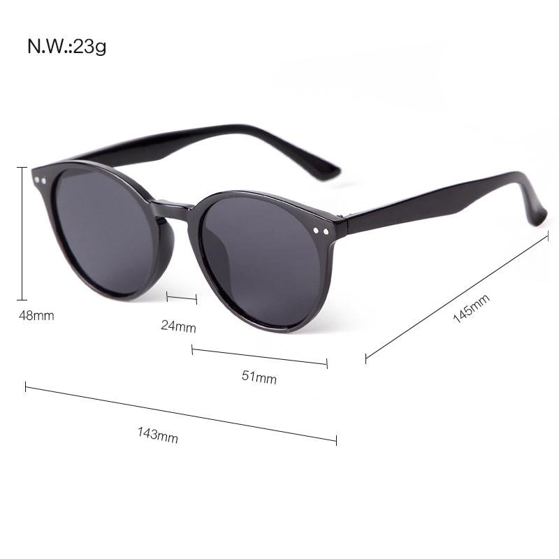 Vintage Rivet Tortoiseshell Round Sunglasses Women Men Retro Classic Green Lens Sun Glasses Male  Hombre UV400 S3821