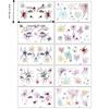10 Pcs Waterproof Halloween Spider Tattoo Colored Body Tattoo Stickers  Party Supplies