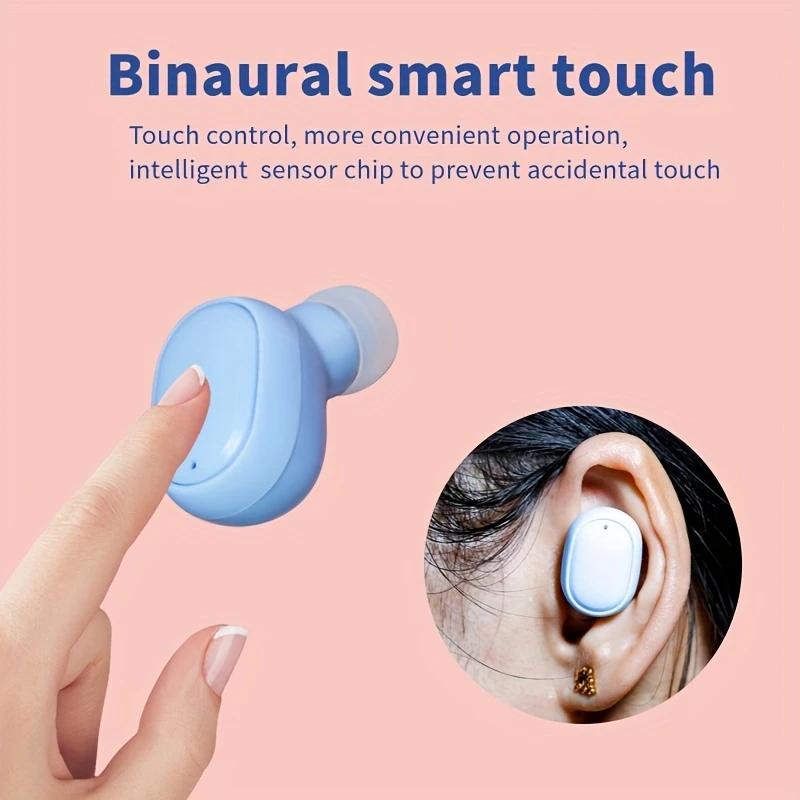 TWS Wireless In Ear Muni Earphones, Portable Design, Lightweight and Comfortable, Suitable for Sports/commuting/daily Use